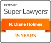 Rated by Super Lawyers N. Diane Holmes 15 years